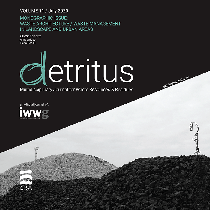 Special Issue on Waste Architecture / Detritus Journal
