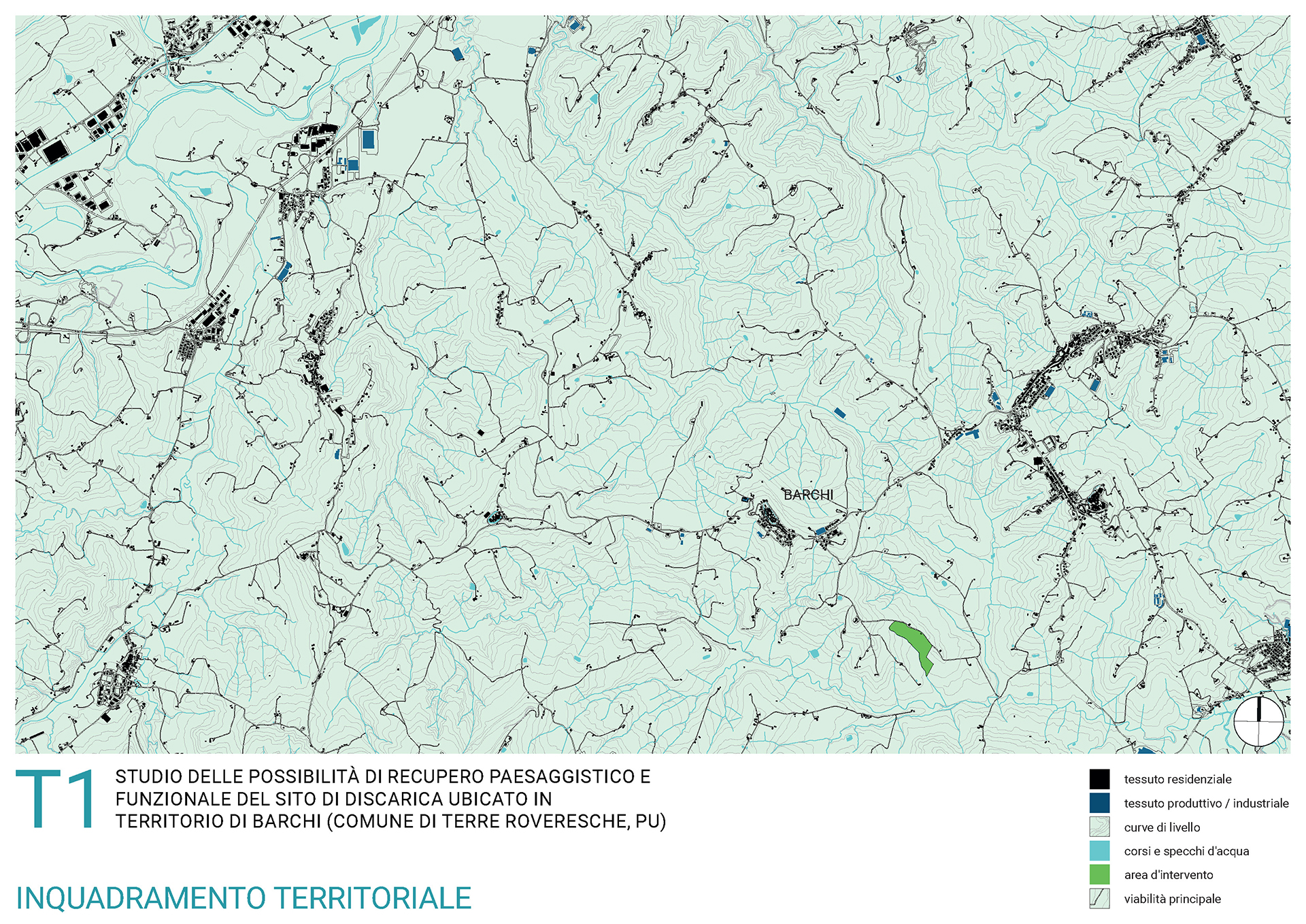 Study of the possibility of undertaking remedial and functional landscaping of the Ca’ Rafaneto di Barchi landfill (Pesaro and Urbino Province, IT)