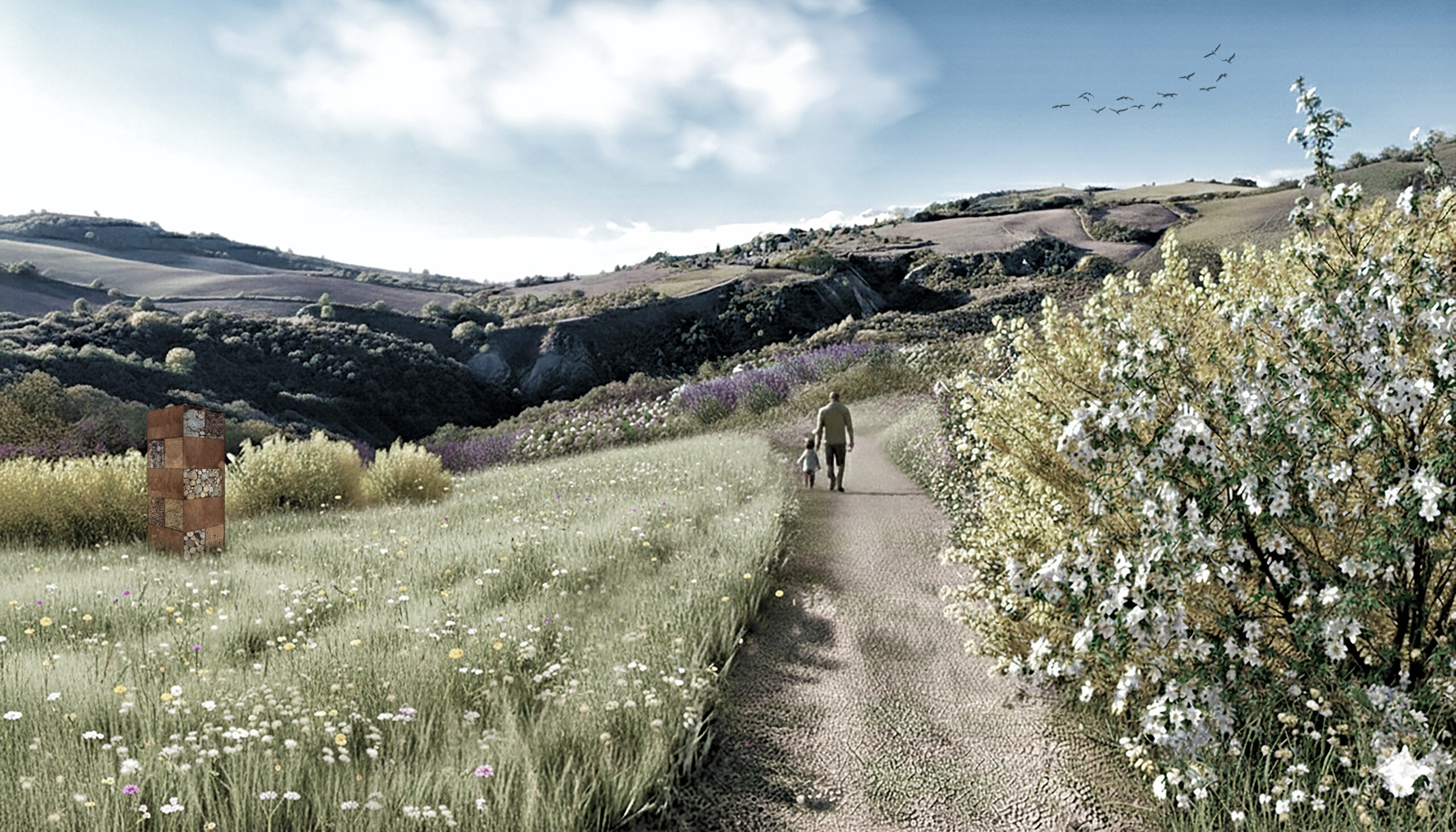 Riqualificazione di ex sito di discarica con ripristino paesaggistico e morfologico dell’area